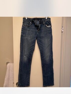 Lucky Brand Women's Washed Blue Straight-Leg Jeans